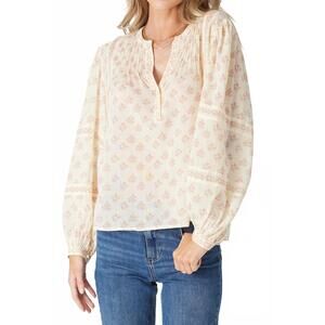 NEW BILA77 valley spring top in almond buff